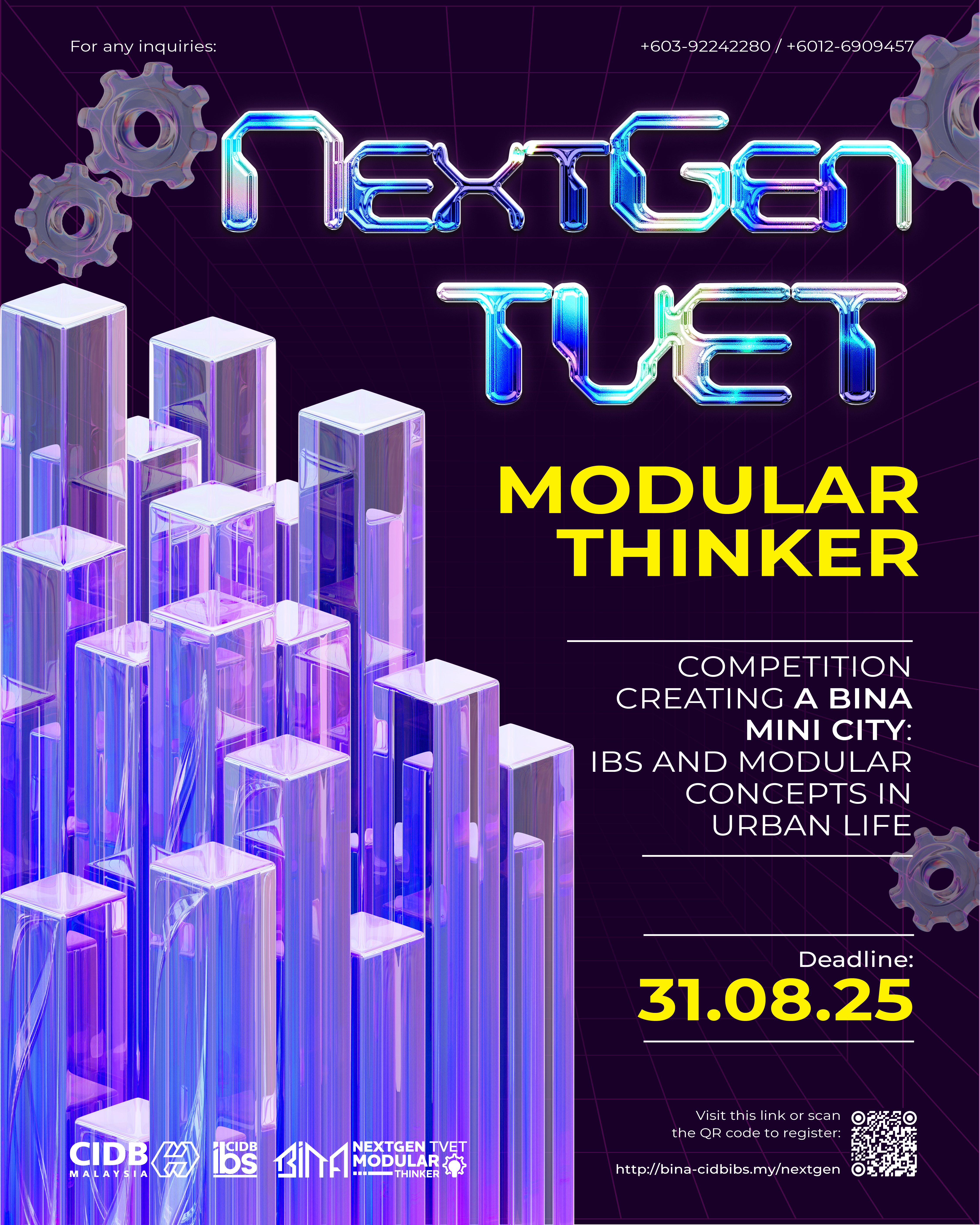 NextGen TVET Modular Thinker – Competition poster (English)